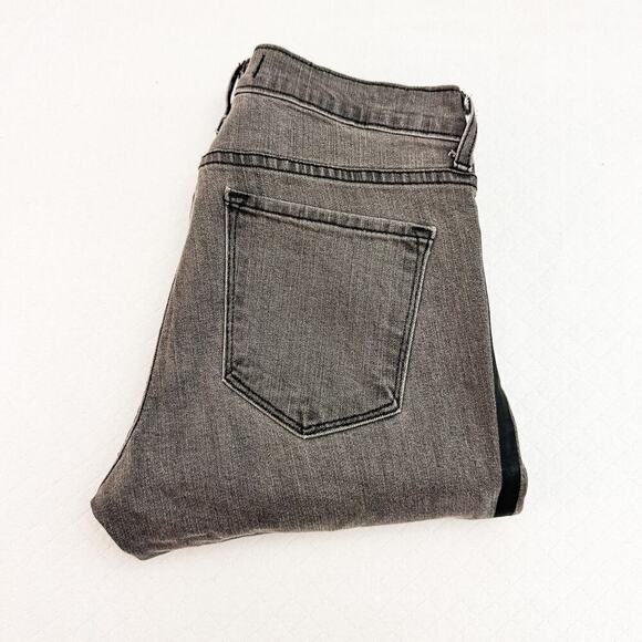 Flying Monkey Tuxedo Stripe Charcoal Denim Skinny Jeans Y1676 Size 28 - Picture 1 of 10